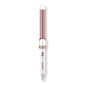Double Ceramic Rose Gold 1 1/2" Clipless Wand Soft Waves